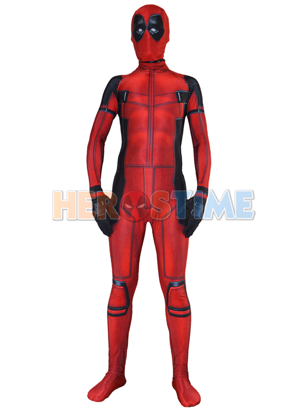 Red X-Force Deadpool Costume 3D Printed Cosplay Suit
